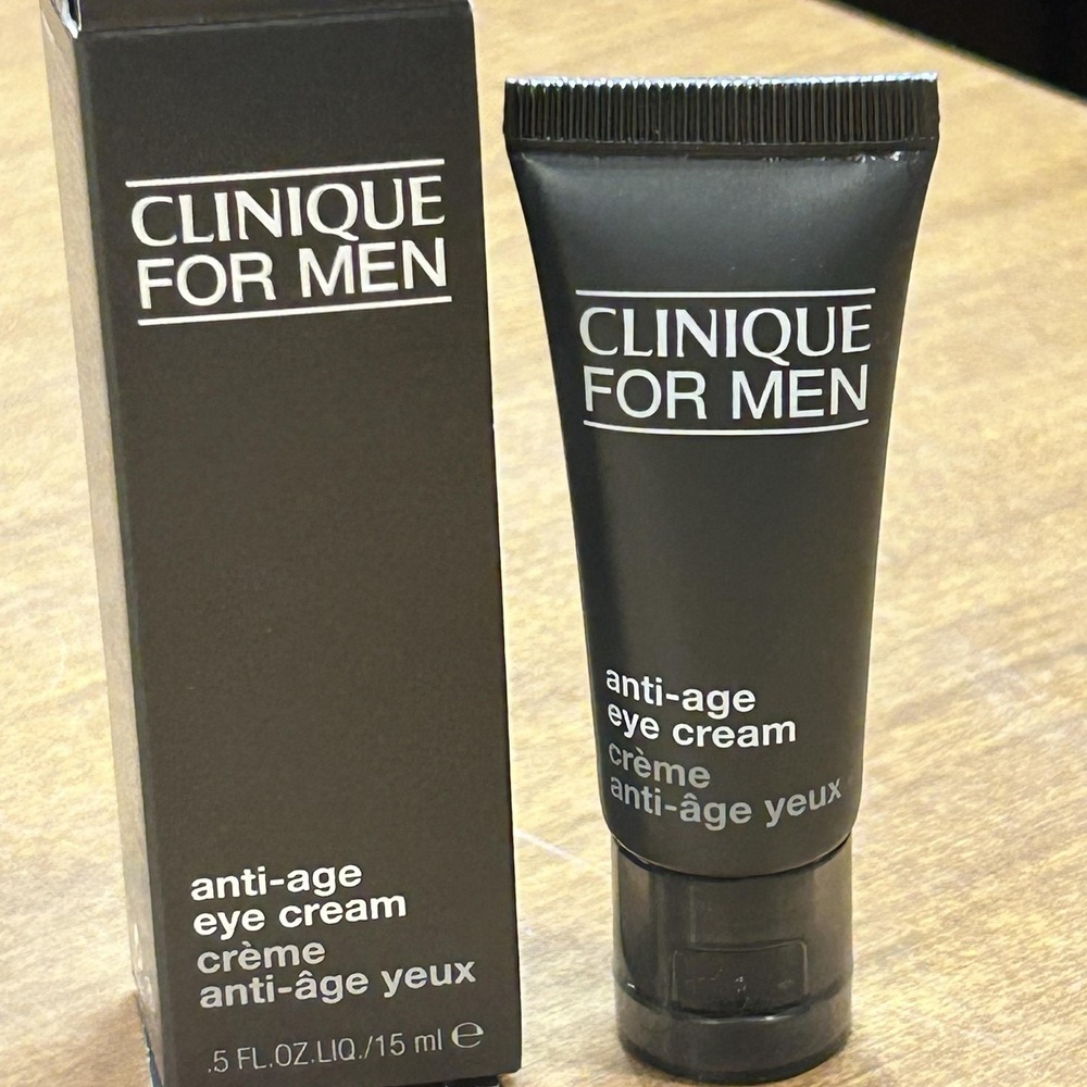 Clinique For Men Anti-Age Eye Cream 0.5oz 15ml Hydrating Wrinkle Treatment Men